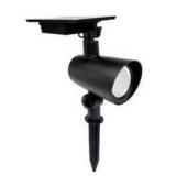 Harbor Breeze 180 -Lumens Black Solar LED Flood light, 2 Pack, (Incomplete)