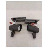 Harbor Breeze 180 -Lumens Black Solar LED Flood light, 2 Pack, (Incomplete)