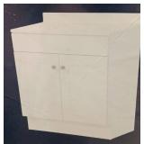 Project Source 30 Inch Vanity Top, White (Incomplete)