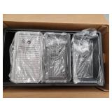 Billings 32.5 in. Undermount Single Bowl Granite Composite Workstation Kitchen Sink in Matte Black