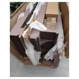 allen roth 53-in Wide Sedona Free Standing Infrared Quartz Flat Wall Electric Fireplace