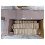 allen roth 53-in Wide Sedona Free Standing Infrared Quartz Flat Wall Electric Fireplace