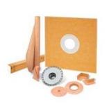 Schluter Systems Kerdi-Shower-Kit 48-in X 48-in PVC Flange 2-in- Retail: $599