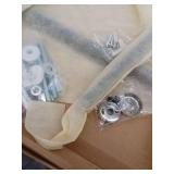 Claire Ceramic White Console Sink With 30 in. W and Matte Black Legs and 8 in. Widespread Faucet Holes