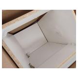 Project Source Dover 18-in Light Gray Single Sink Bathroom Vanity with White Cultured Marble Top