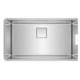 Pescara Undermount Stainless Steel 32.5 in. x 18.5 in. Single Bowl Kitchen Sink