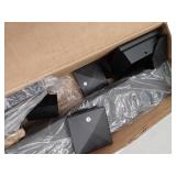 RELIABILT 4 x 4 Black Galvanized Steel Mailbox Post