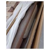 allen roth 53-in Wide Sedona Free Standing Infrared Quartz Flat Wall Electric Fireplace