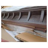 allen roth 53-in Wide Sedona Free Standing Infrared Quartz Flat Wall Electric Fireplace