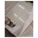 allen roth 53-in Wide Sedona Free Standing Infrared Quartz Flat Wall Electric Fireplace