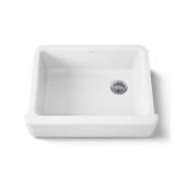 Kohler Whitehaven Self-Trimming K6487 Under-Mount Single Kitchen Sink with Tall Apron