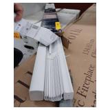 Project Source 1 inch White Cordless Mini Blinds 35x72