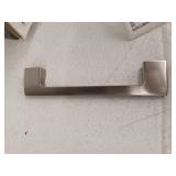 Amerock Riva 5-1/16 in (128 mm) Center-to-Center Satin Nickel Cabinet Pull, Lot of 5