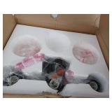 3-Light Black Bathroom Vanity Light Fixture