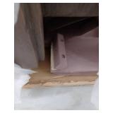 allen roth 53-in Wide Sedona Free Standing Infrared Quartz Flat Wall Electric Fireplace