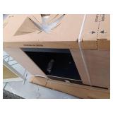 48-inch Black Bathroom Vanity with Cultured Marble Top and Gold Hardware