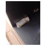 48-inch Black Bathroom Vanity with Cultured Marble Top and Gold Hardware