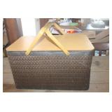 Vintage Burlington Picnic Basket