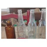 Vintage Glass Bottles & Visions by Corning Dishes