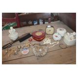 Vtg. Jewelry, Trinket Boxes & More