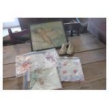 Vintage Hankies, Baby Shoes & More