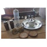 Vtg. Kormex Relish Dish, S&P Shakers & More