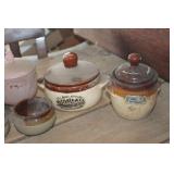 Vtg. Cut Glass Candy Dish and More needs cleaning