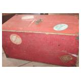 Vintage Doll Trunk with Clothes