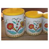 Vintage Metal Canister Set