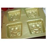 Vtg. Metal S&P Shakers, Green Glass Cups & More