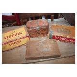 Vintage Tobacco Tin and Boxes