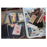Storage Box with Bias Tape and Other Sewing Notions