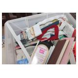 Storage Box with Bias Tape and Other Sewing Notions