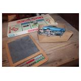 Vtg. Slate Board and More