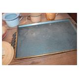 Lg. Vintage Metal Tray and More