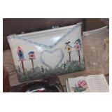 Vtg. Red Glass Ashtray, Home Décor & More