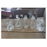 Vtg. Cruets one without lid