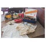 Vintage Toy Top, Doll Clothes & More
