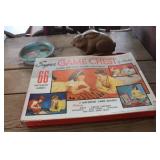 Vtg. Game Chest and More