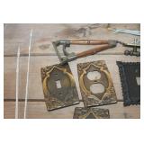 Vintage Metal Light Switch Covers & More