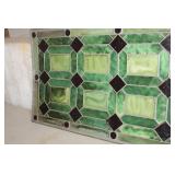 Stain Glass Type Décor needs repaired 24" w x 48" long