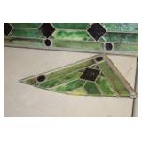 Stain Glass Type Décor needs repaired 24" w x 48" long