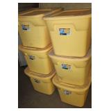 6-18 Gallon Yellow Rubbermaids
