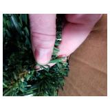 9 FT Pre-lit Christmas Garland Holiday Artificial 50 Led Light for Stairs Wall Door Indoor Outdoor Garland with Battery Operated Timer, for Home Decorations Fireplaces