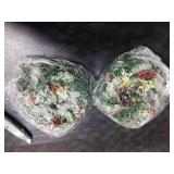 8 Pcs 8 Mini Christmas Wreaths for Kitchen Cabinet Small Christmas Candle Rings Wreaths, Front Door Pillars/Home Table Centerpieces Hanging Garlands, for Windows/Wedding Decor (No Red Ribbon)