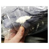 VELLUBAM Heated Blanket Throw 50 x 60 - Soft Flannel Sherpa Electric Blanket Throw with 5 Heating Levels & 4 Hours Auto Off, Machine Washable, Ideal Gift for Grandma (Purple)