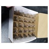 GOOTHY 25 Pack C7 Clear Christmas Light Bulbs, C7 Incandescent Christmas Replacement Lights Bulbs for Outdoor String Lights, C7/E12 Candelabra Base Candles Salt Lamp Bulb, 5 Watt Night Light Bulbs