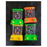 Gejoy 4 Pieces Water Games Handheld Easter Basket Stuffers for Kids Water Ring Toss Handheld Game Mini Retro Pastime Car Toys Fidget Autism Toys for Easter Children Boys Girls Birthday(Chic Style)