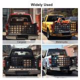 Tailgate Net for Most Mid Size Truck - Cargo Net Compatible with Ford, Chevy, Dodge,Ram - Tail Gate Extender Nets for Pickup Truck Bed (50 x 15)