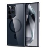 ESR for Samsung S24 Ultra Case, Compatible with MagSafe, Magnetic Case for Samsung Galaxy S24 Ultra, Military-Grade Protection, Yellowing Resistant, Classic Series, Clear Black